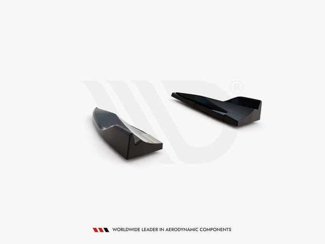 Maxton Design Rear Side Splitters V.2 Porsche Macan GTS / Sport Design Mk1 Facelift