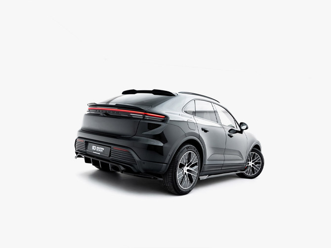 Maxton Design Bottom Spoiler CAP Porsche Macan EV Mk1