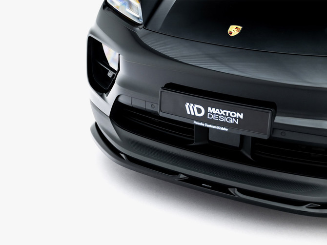 Maxton Design Front Splitter Porsche Macan EV Mk1