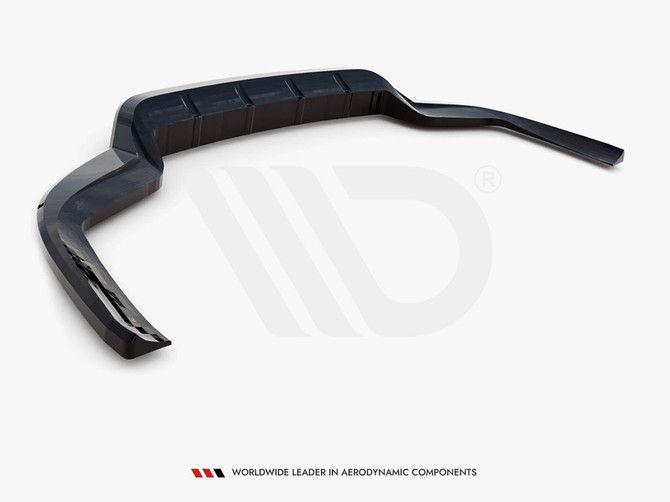 Maxton Design Rear Splitter (Vertical Bars) Porsche Panamera E-Hybrid 971 Facelift