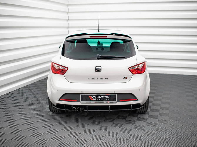 Maxton Design Street PRO Rear Diffuser Seat Ibiza FR SC Mk4 Facelift - Black-Red