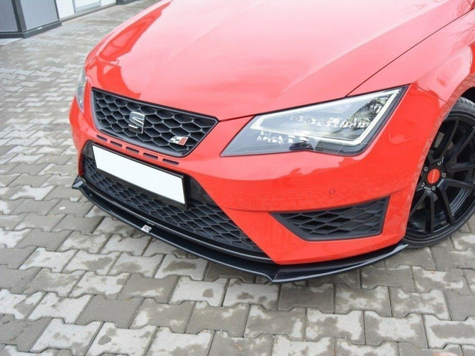Maxton Design Front Splitter Seat Leon III Cupra / FR CARBON LOOK