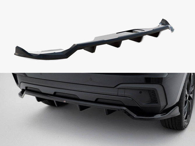 Maxton Design Rear Splitter (Vertical Bars) Skoda Kamiq Monte Carlo Mk1 Facelift