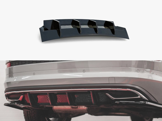 Maxton Design Rear Valance Skoda Kodiaq Mk1 Sportline - Carbon Look