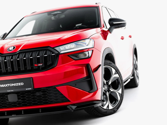 Maxton Design Front Bumper Wings (Canards) Skoda Kodiaq RS Mk2