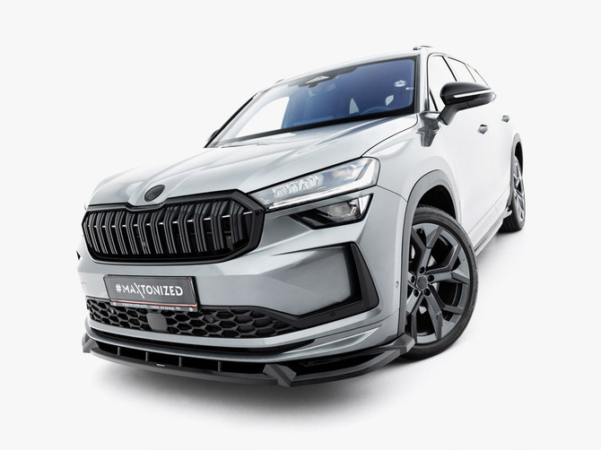 Maxton Design Front Splitter V.1 Skoda Kodiaq Sportline Mk2