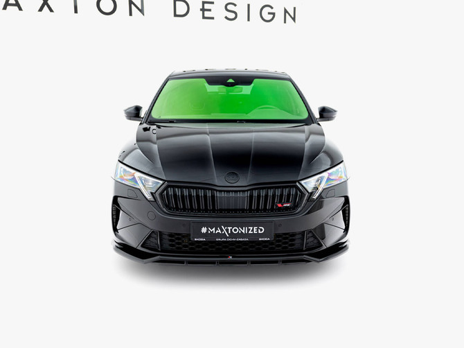 Maxton Design Front Splitter V.1 Skoda Octavia RS Liftback / Estate Mk4 Facelift