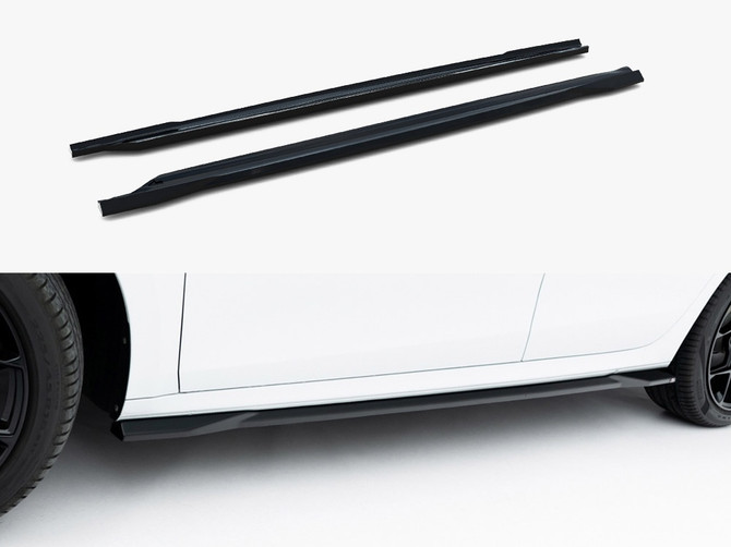 Maxton Design Side Skirts Diffusers Skoda Octavia Sportline Liftback / Estate Mk4 Facelift