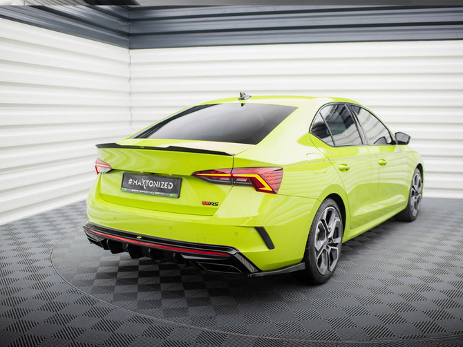 Maxton Design Rear Side Splitters V.4 Skoda Octavia RS Mk4