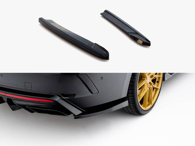 Maxton Design Rear Side Splitters V.4 Skoda Octavia RS Liftback / Estate Mk4 Facelift
