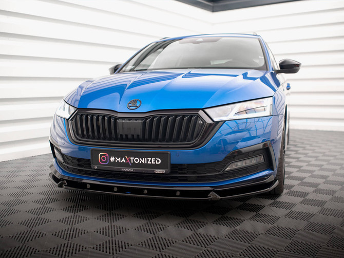 Maxton Design Front Splitter V.1 Skoda Octavia Sportline Mk4