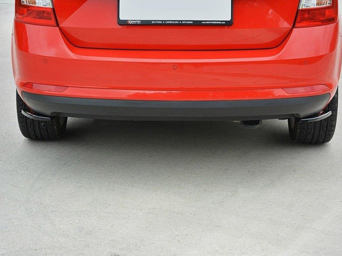 Maxton Design Rear Side Diffusers Skoda Rapid Spaceback - Textured