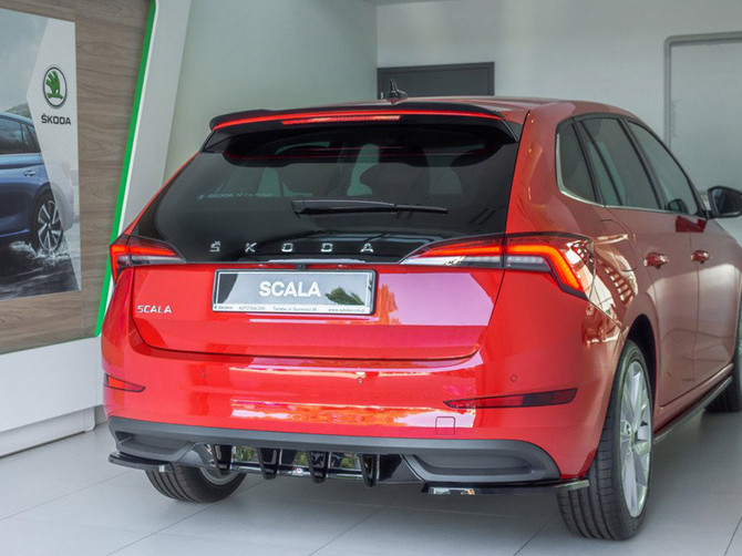 Maxton Design Rear Side Splitters Skoda Scala (2019-UP) - Carbon Look
