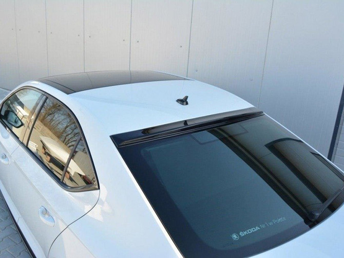 Maxton Design Extension OF Rear Window Skoda Superb MK3 Liftback (2015-19) - Textured