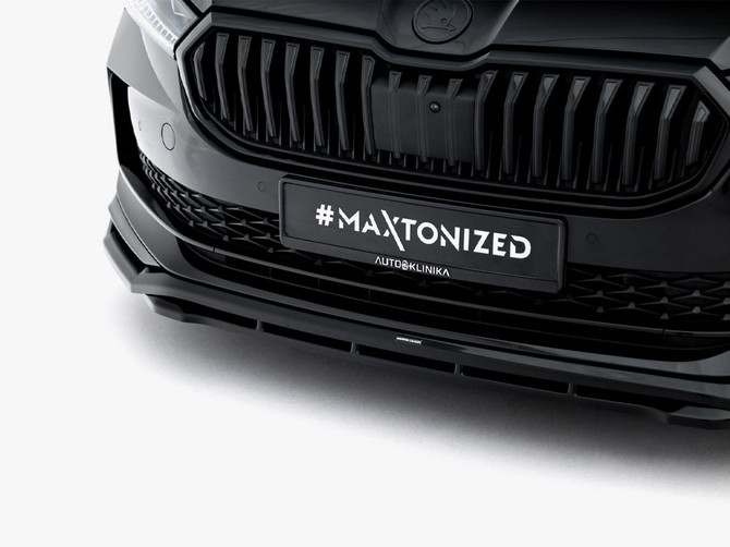 Maxton Design Front Splitter V.1 Skoda Superb Sportline Mk4