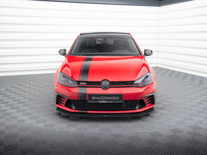 Maxton Design Front Splitter VW Golf Mk7 GTI Clubsport - Textured