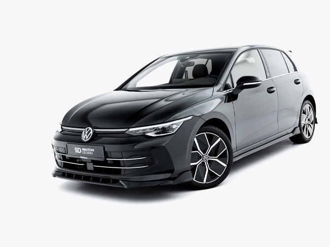 Maxton Design Front Splitter V.1 Volkswagen Golf Mk8 Facelift