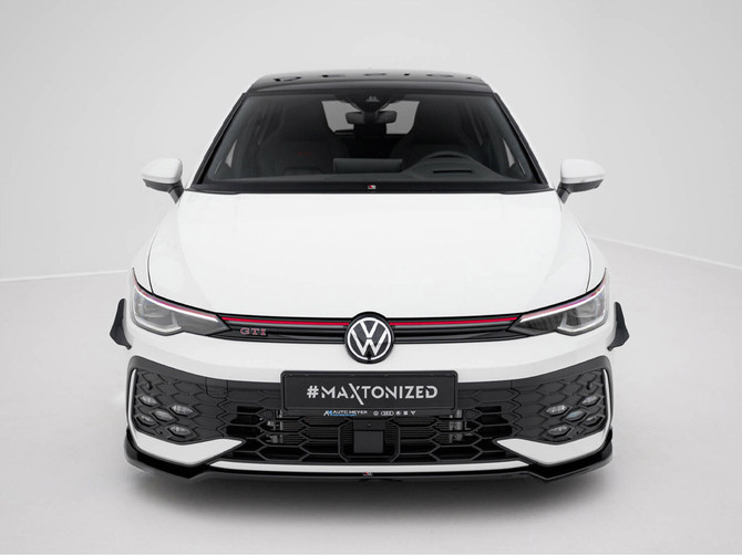 Maxton Design Front Splitter V.3 Volkswagen Golf GTI / GTE / R-Line Mk8 Facelift