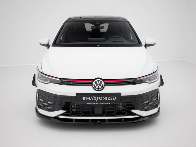Maxton Design Front Splitter V.5 Volkswagen Golf GTI / GTE / R-Line Mk8 Facelift