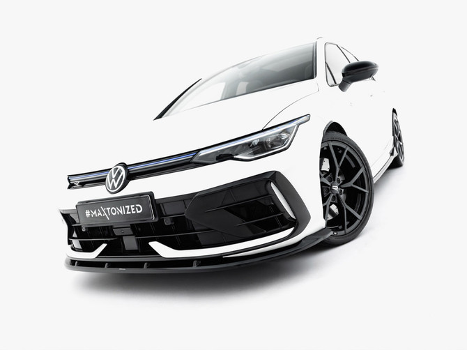 Maxton Design Front Splitter V.2 Volkswagen Golf R Variant Mk8 Facelift