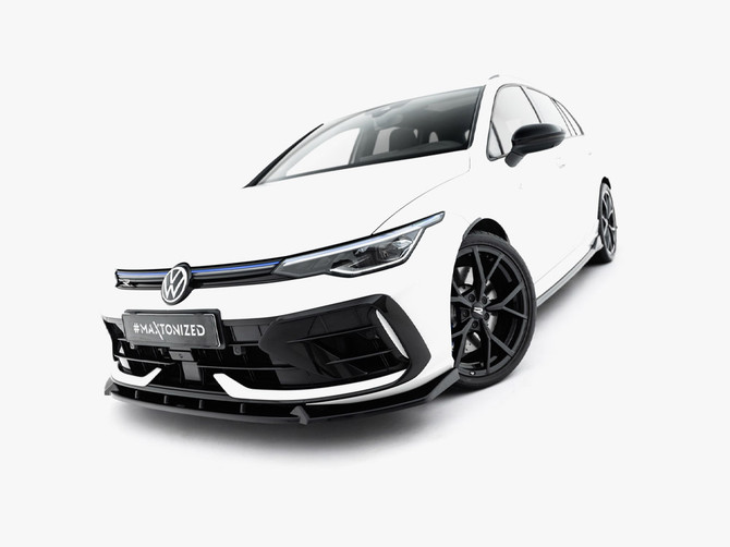 Maxton Design Front Splitter V.3 Volkswagen Golf R Variant Mk8 Facelift