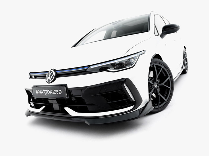 Maxton Design Front Splitter V.4 Volkswagen Golf R Variant Mk8 Facelift