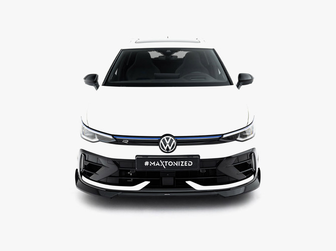 Maxton Design Front Splitter V.4 Volkswagen Golf R Variant Mk8 Facelift