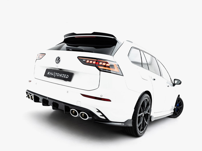 Maxton Design Rear Side Splitters V.2 Volkswagen Golf R Variant Mk8 Facelift