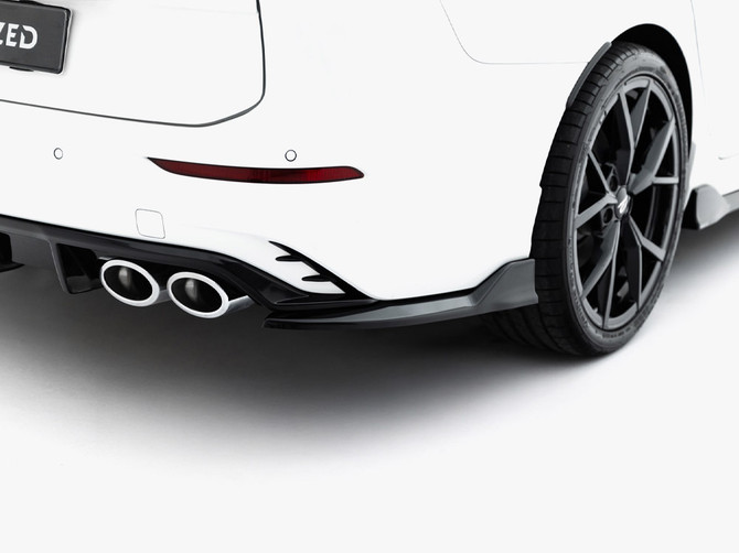 Maxton Design Rear Side Splitters V.2 Volkswagen Golf R Variant Mk8 Facelift