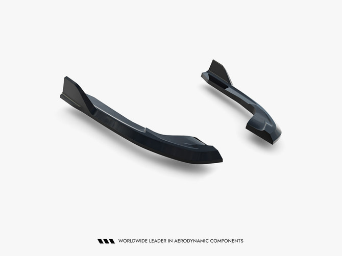 Maxton Design Rear Side Splitters V.2 Volkswagen Golf R Variant Mk8 Facelift