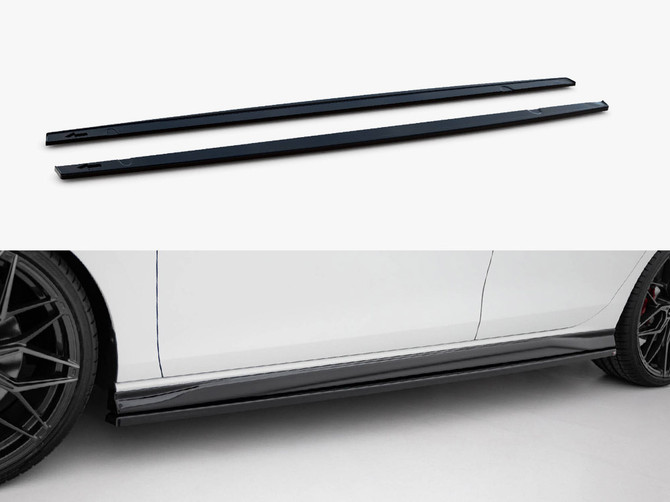 Maxton Design Side Skirts Diffusers V.4 Volkswagen Golf GTI / GTE / GTI Clubsport / GTD/ R-Line Mk8