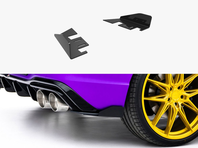 Maxton Design Rear Side Flaps V.2 Volkswagen Golf R Mk8 / Mk8 Facelift