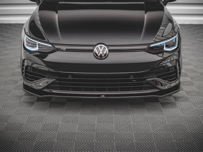 Maxton Design Front Splitter V.3 VW Golf R Mk8 TEXTURED