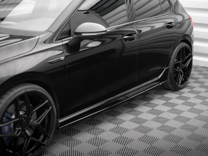 Maxton Design Side Skirts Diffusers V.3 Volkswagen Golf R Mk8