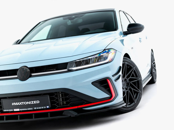Maxton Design Front Splitter V.1 Volkswagen Jetta GLI Mk7 Facelift 2