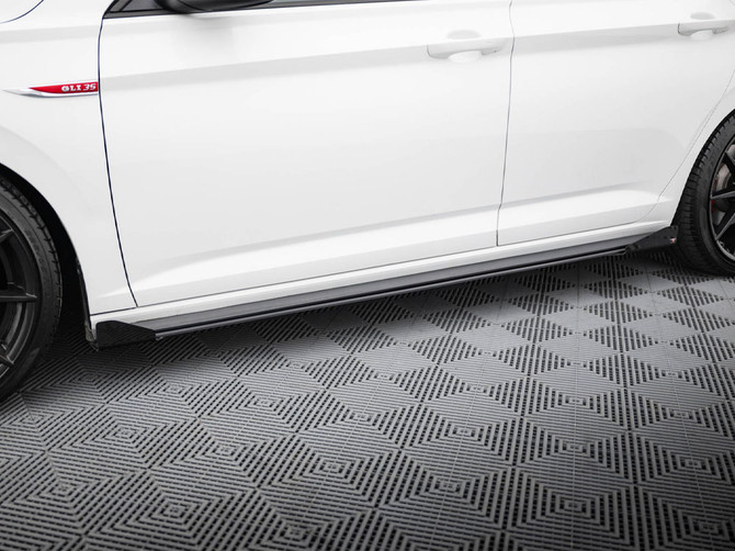 Maxton Design Street PRO Side Skirts Diffusers + Flaps Volkswagen Jetta GLI Mk7