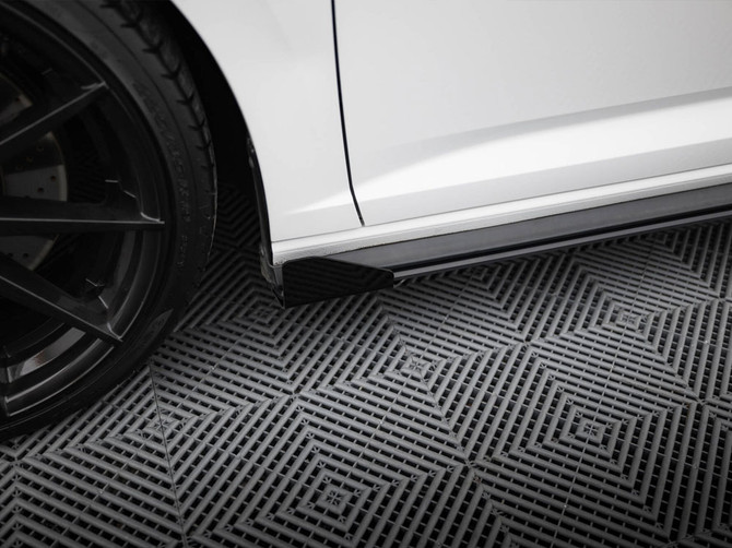 Maxton Design Street PRO Side Skirts Diffusers + Flaps Volkswagen Jetta GLI Mk7