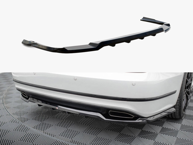 Maxton Design Rear Splitter (Vertical Bars) Volkswagen Passat GT B8 Facelift USA