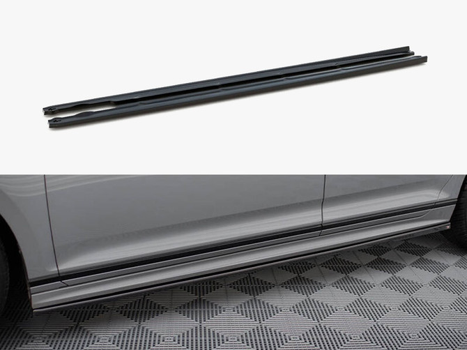 Maxton Design Side Skirts Diffusers Volkswagen Passat R-Line B8 Facelift