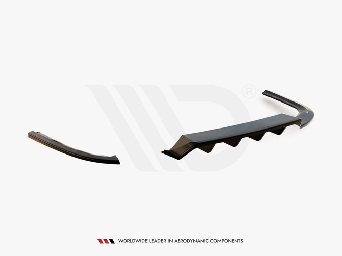 Maxton Design Rear Splitter (Vertical Bars) Volkswagen Passat Sedan / Variant B8