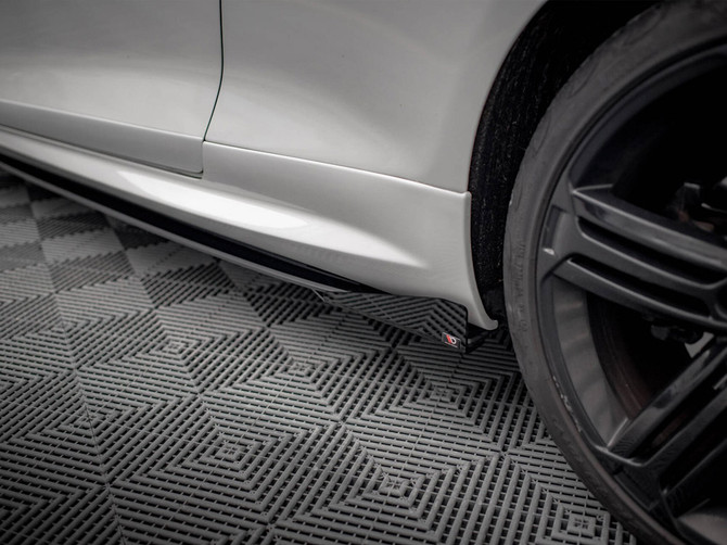 Maxton Design Street PRO Side Skirts Diffusers + Flaps - Volkswagen Scirocco R Mk3