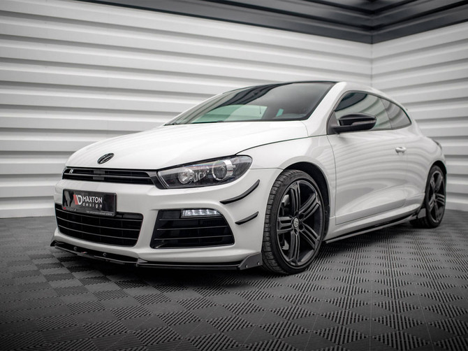 Maxton Design Front Splitter V.3 + Flaps - Volkswagen Scirocco R Mk3