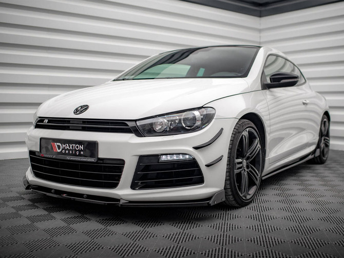 Maxton Design Front Splitter V.3 + Flaps - Volkswagen Scirocco R Mk3