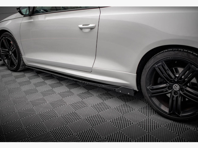 Maxton Design Side Skirts Diffusers V.2 + Flaps - Volkswagen Scirocco R Mk3