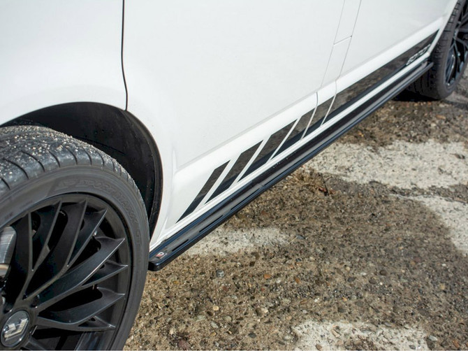 Maxton Design Side Skirts Diffusers VW T6 - Carbon Look
