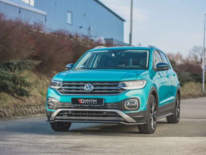 Maxton Design Front Splitter VW T Cross (2018-) - Carbon Look