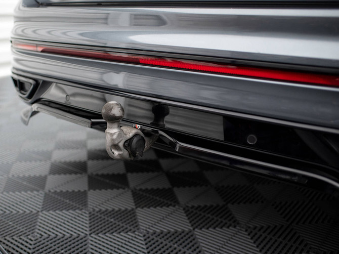 Maxton Design Rear Splitter (Vertical Bars) Volkswagen Tiguan Allspace R-Line Mk2 Facelift