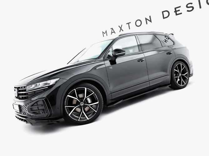 Maxton Design Side Skirt Diffusers Volkswagen Touareg R-Line Mk3 Facelift