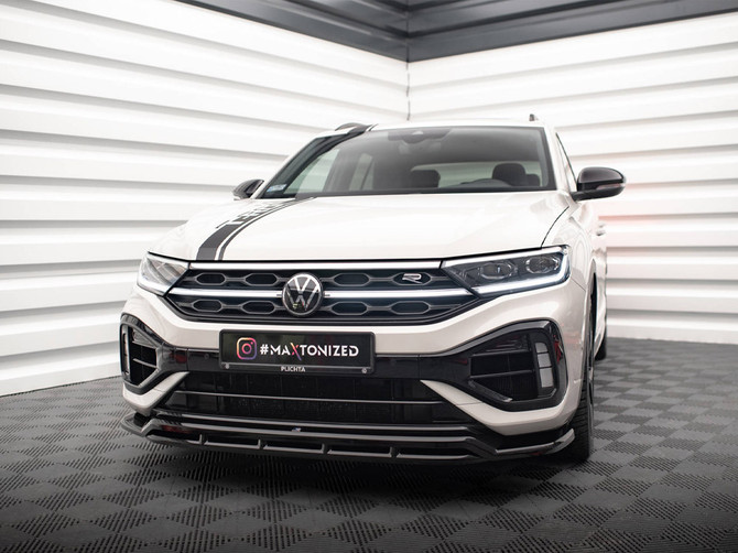 Maxton Design Front Splitter V.1 Volkswagen T-Roc R / R-Line Mk1 Facelift