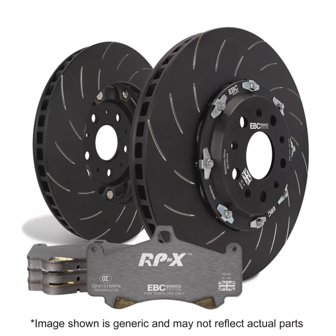 EBC RPX Pad and 2-pc Floating Disc Kit - VW Golf Mk8 Gti/R / Audi S3 8Y
